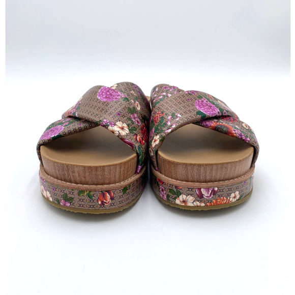 Johnny Was Jenna Floral Crisscross Platform Sandal EUC Woman's SZ: 7.5 WS3122 - Picture 2 of 10